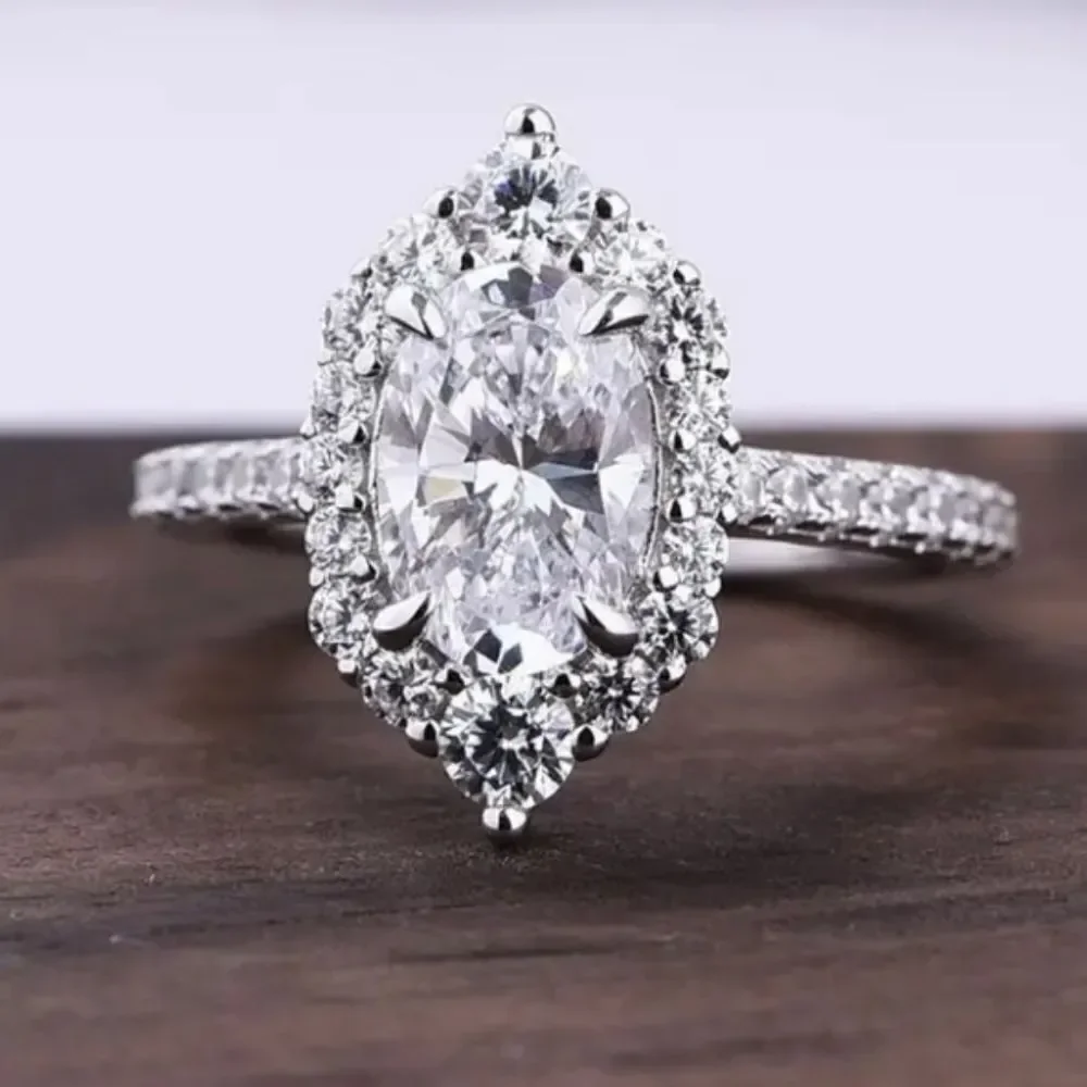 Elegant 3pc diamond wedding ring set
